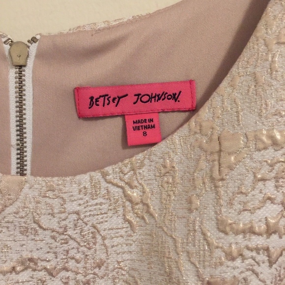 Betsey Johnson Dress Jacquard Fit Flare Textured 8 - Picture 4 of 8